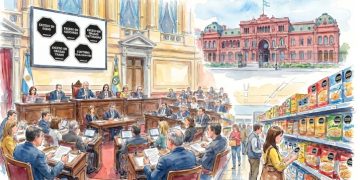 ETIQUETADO FRONTAL: LA OPOSICIÓN CREE QUE EL GOBIERNO BUSCA DEROGAR LA LEY PARA REPUNTAR EL CONSUMO