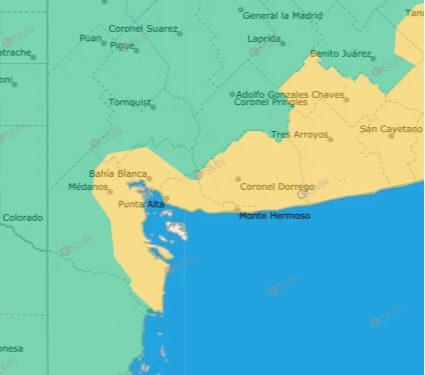 ALERTA AMARILLA PARA BAHÍA Y LA ZONA