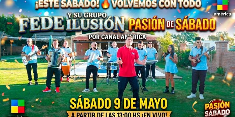 FEDE Y SU GRUPO ILUSIÓN SE PRESENTARÁ EN PASIÓN DE SÁBADO