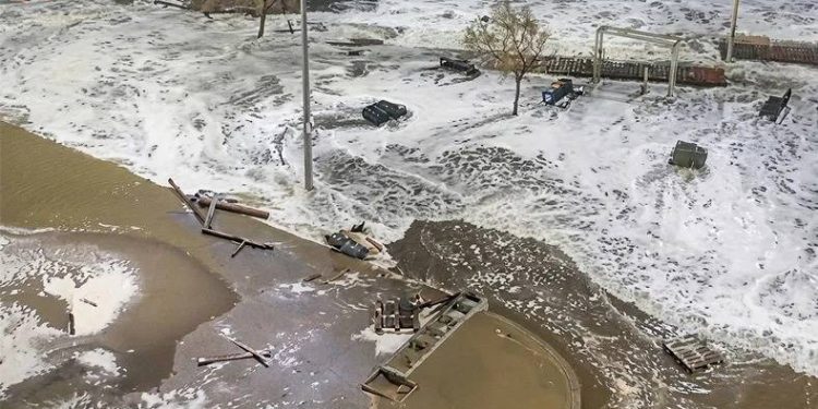 FUERTE CICLÓN EXTRATROPICAL AZOTA LA COSTA BONAERENSE