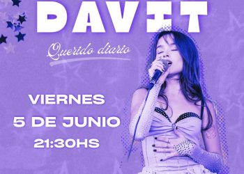 LUCHI DAVIT SE PRESENTA EL PRÓXIMO 5 DE JUNIO EN EL CENTRO CULTURAL LA PANADERÍA