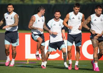 LA ÚLTIMA PRÁCTICA DE ARGENTINA ANTES DEL DEBUT EN EL MUNDIAL