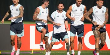 LA ÚLTIMA PRÁCTICA DE ARGENTINA ANTES DEL DEBUT EN EL MUNDIAL