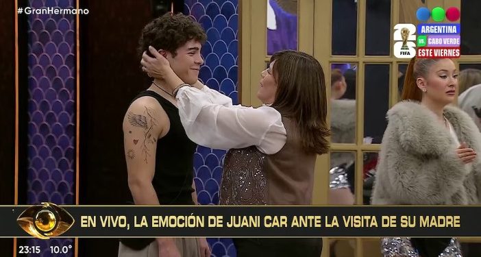 LA MADRE DE JUANICAR ENTRÓ EN GRAN HERMANO Y SE VIVIÓ UN CONMOVEDOR MOMENTO