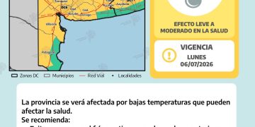 ALERTA POR BAJAS TEMPERATURAS EN LA CIUDAD