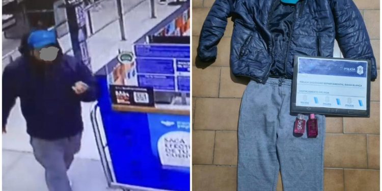 LO DETUVIERON POR INTENTAR ROBAR PERFUMES EN UN SUPERMERCADO
