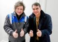 MILEI CONFIRMÓ QUE VIAJARÁ A BRASIL EN JULIO PARA APOYAR A FLAVIO BOLSONARO