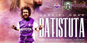GABRIEL BATISTUTA VOLVERÁ A JUGAR A LOS 57 AÑOS PARA LA FIORENTINA