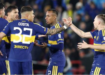 BOCA JUNIORS LE GANÓ 3 A 1 A RECOLETA POR LA IDA DE LOS OCTAVOS DE FINAL DE LA COPA SUDAMERICANA