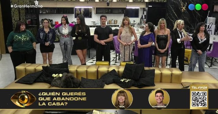 HISTÓRICO EN GRAN HERMANO: HANSSEN FUE ELIMINADO Y LA CASA QUEDÓ INTEGRADA SOLO POR MUJERES