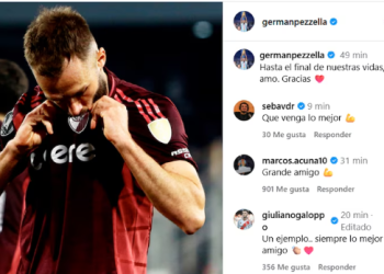 RIVER PLATE ANUNCIÓ LA RESCISIÓN DEL CONTRATO DE GERMÁN PEZZELLA