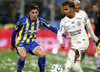 EL ROSARIO CENTRAL DE DI MARÍA EMPATÓ 0-0 CON CORINTHIANS POR LA IDA DE LOS OCTAVOS DE FINAL DE LA COPA LIBERTADORES