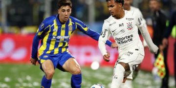 EL ROSARIO CENTRAL DE DI MARÍA EMPATÓ 0-0 CON CORINTHIANS POR LA IDA DE LOS OCTAVOS DE FINAL DE LA COPA LIBERTADORES