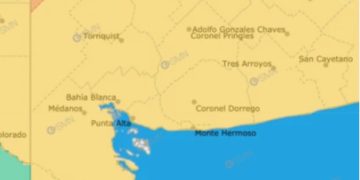 DOBLE ALERTA AMARILLA PARA BAHÍA Y ÑA ZONA PARA EL DÍA JUEVES