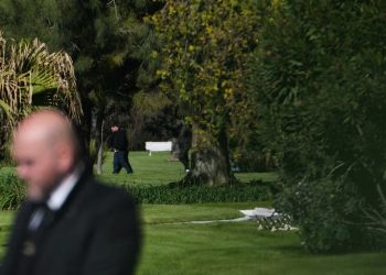 BLINDARON EL CEMENTERIO PARA EVITAR DRONES Y MIRADAS EN EL FUNERAL DE JORGE MESSI