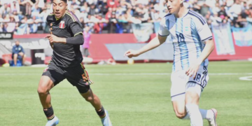 CON UN GOL SOBRE EL FINAL, LA SELECCIÓN ARGENTINA SUB 19 LE GANÓ 1-0 A PERÚ Y SE CLASIFICÓ A LA FINAL DE LOS JUEGOS SURAMERICANOS