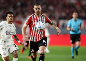 ESTUDIANTES DE LA PLATA IGUALÓ 1-1 COMO LOCAL ANTE CORINTHIANS POR LA IDA DE LOS CUARTOS DE FINAL DE LA LIBERTADORES