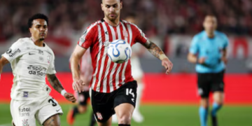 ESTUDIANTES DE LA PLATA IGUALÓ 1-1 COMO LOCAL ANTE CORINTHIANS POR LA IDA DE LOS CUARTOS DE FINAL DE LA LIBERTADORES