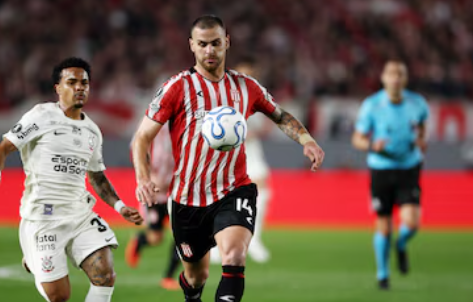 ESTUDIANTES DE LA PLATA IGUALÓ 1-1 COMO LOCAL ANTE CORINTHIANS POR LA IDA DE LOS CUARTOS DE FINAL DE LA LIBERTADORES