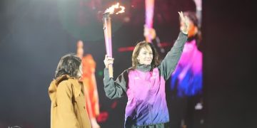 LUCIANA AYMAR ENCENDIÓ EL PEBETERO Y QUEDARON INAUGURADOS LOS XIII JUEGOS SUDAMERICANOS