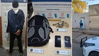 SE ROBO UNA MOCHILA CON UN CELULAR Y FUE DETECTADO POR EL GPS