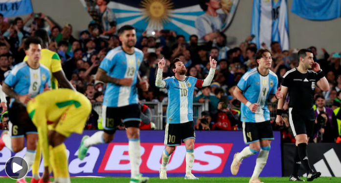CON UN GOL A BENÍN, MESSI LE DIJO ADIÓS A LA SELECCIÓN ARGENTINA