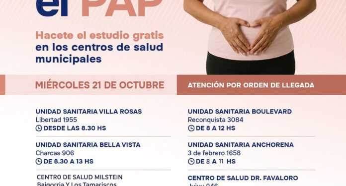 HOY SE REALIZA LA CAMPAÑA «ME CUIDO, ME HAGO EL PAP»